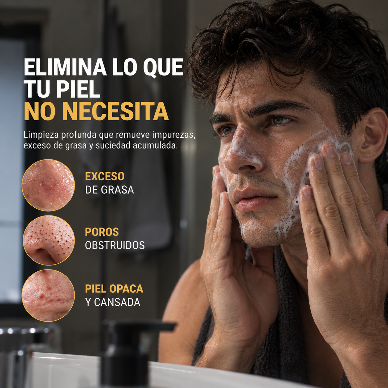 PURIFY™ | Limpiador Facial con Carbón de Bambú