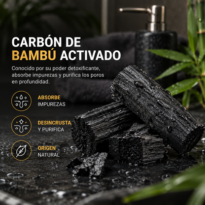 PURIFY™ | Limpiador Facial con Carbón de Bambú